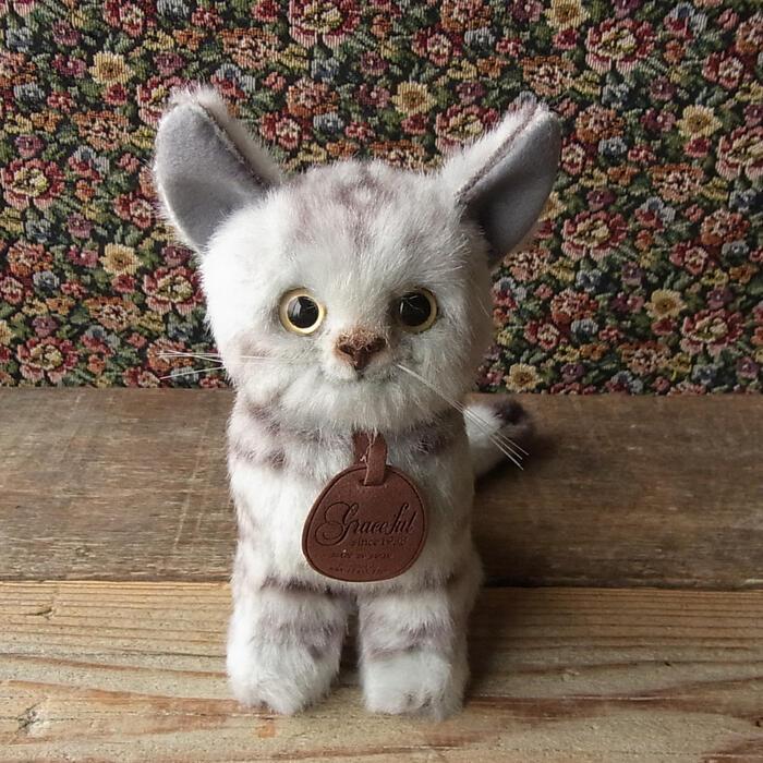 

Delivered in simple wrapping [Sanei Boeki Ame-sho Sitting Gray Plush Toy] Cat Cat Stuffed Toy Realistic Looks Like the Real Pet