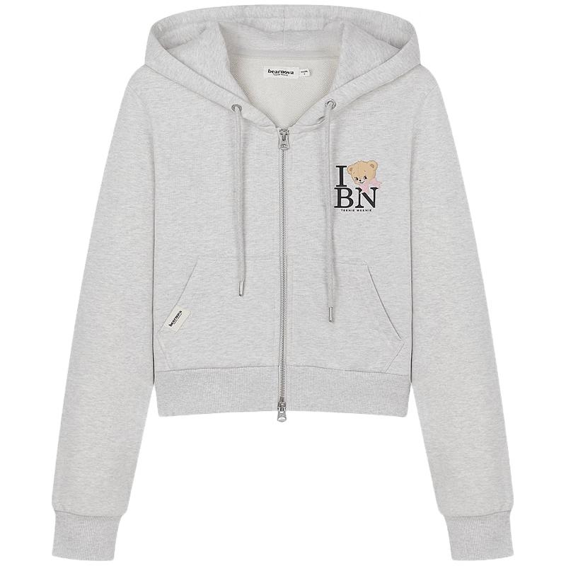 

Teenie Weeniebearnova 2025 Women s Hooded Cardigan Sweatshirt S