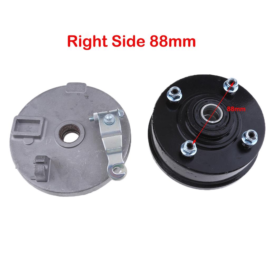 4 Drum Brake Housing Wheel Axle + Shoes