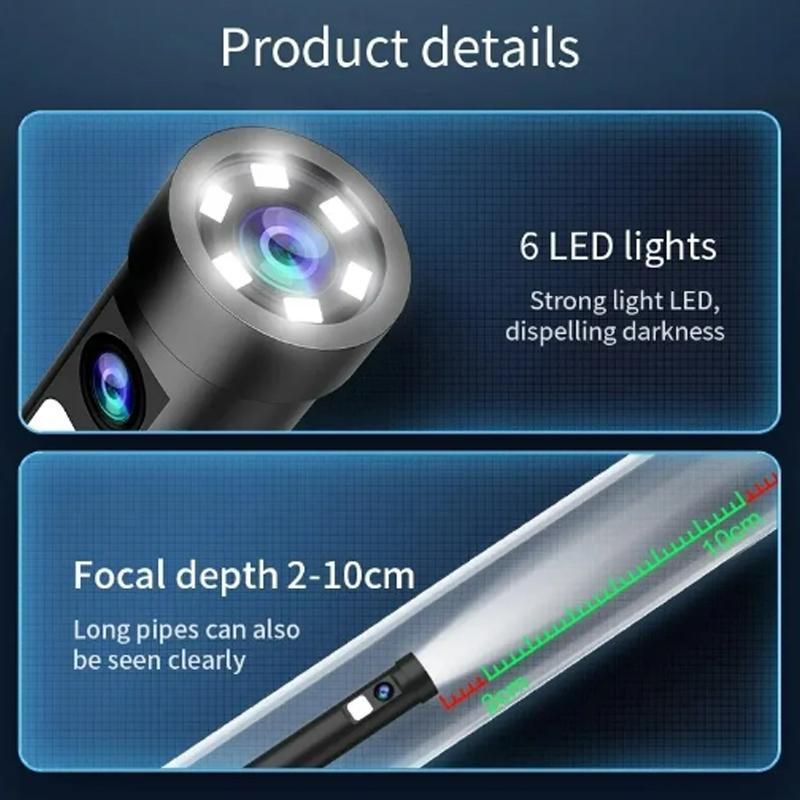 Hot Sell Endoscope Inspection Camera 3 In 1 Micro USB/Type-C Mini Inspection Camera for IOS iPhone Waterproof Pipeline Borescope