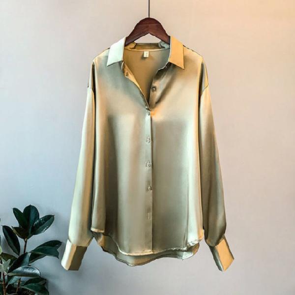 Buy Women Clothing Silk Shirt Vintage 