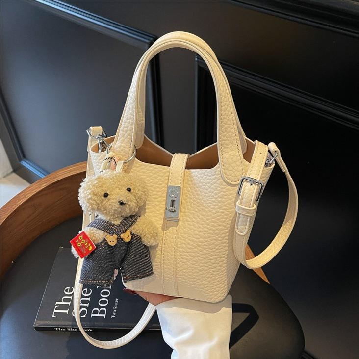 Large Capacity Portable Bucket Bag Women's New Fashion Shoulder Messenger Bag