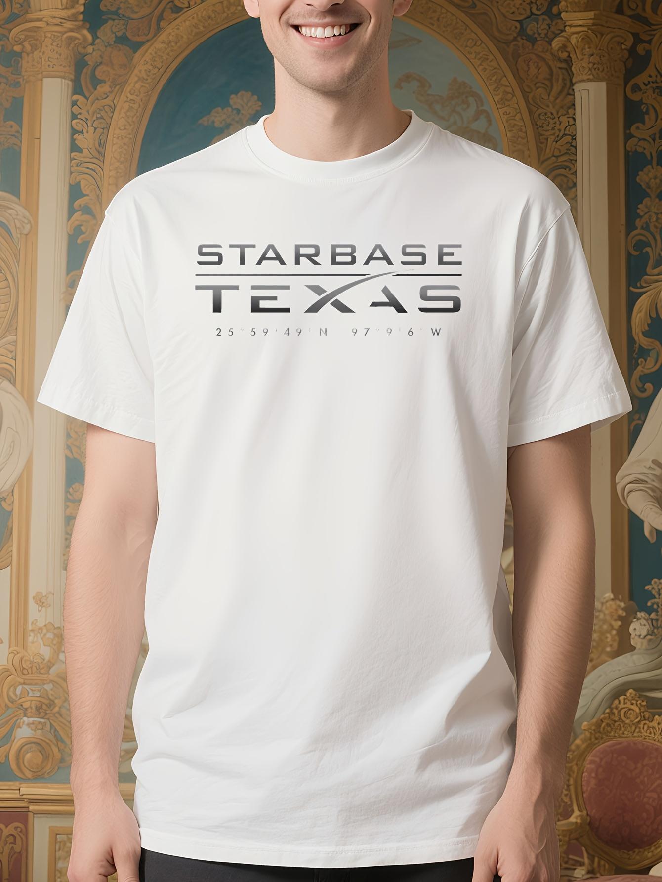 SpaceX Starbase Texas Boca Chica Graphic Tshirt for Men V... XXXL