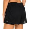 Krótkie spodenki sportowe 2 w 1 z regulacją na sznurek D07MP dla kobiet