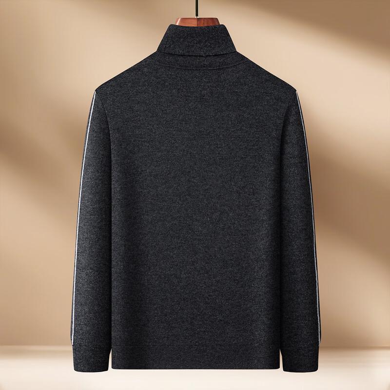 Men's 100% Merino Wool Turtleneck Sweater