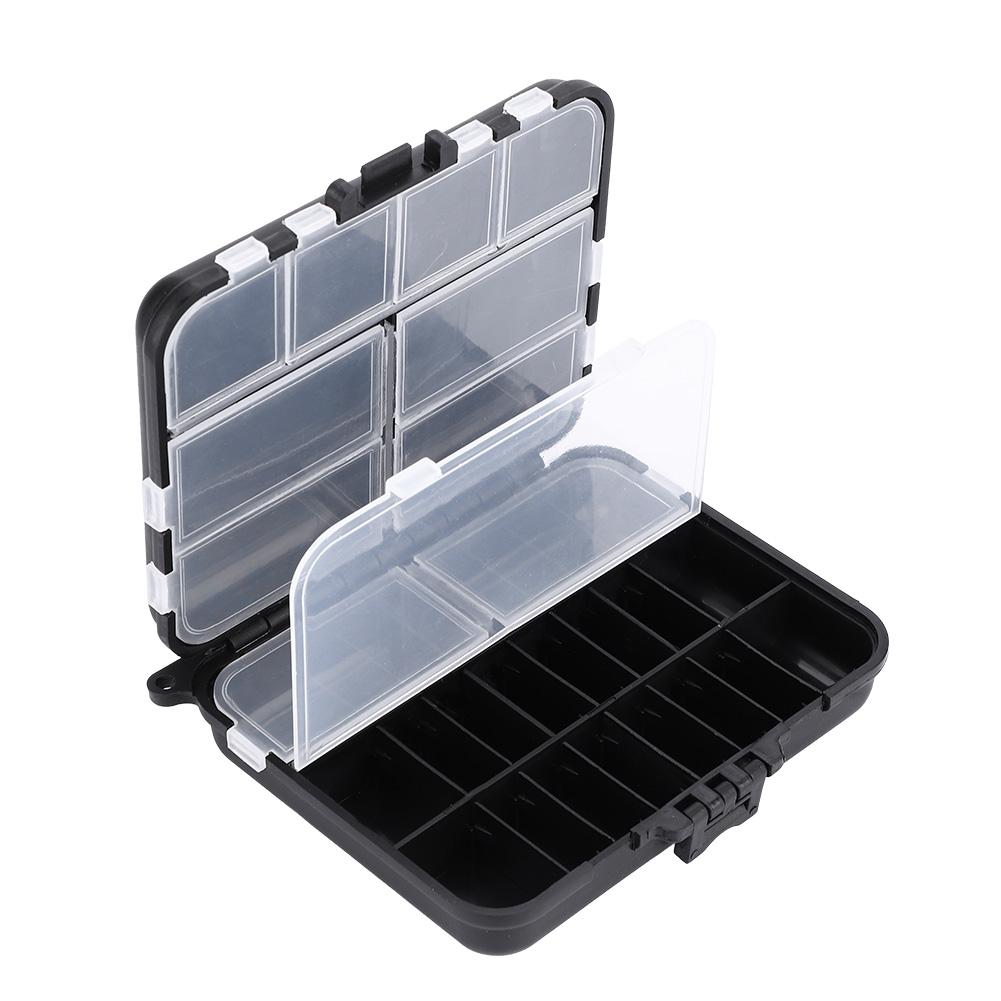26 Slots Lure Baits Storage Box, Plastic Fishing Lures Holder for Storing Swivels Jigs Hooks Sinker