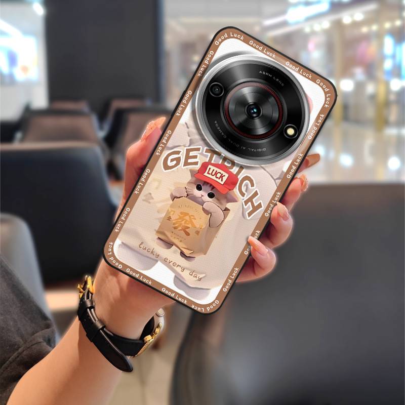 Dirt-resistant Cartoon Phone Case For ZTE Blade A75 5G/Nubia Focus 5G/Calf 5G Phone Pouch Soft case Fashion Design Cute