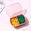 Travel Portable Pill Medicine Drugs Case 2 Grid Mini Pill Cases Pill Box Daily Case Vitamin Holder Organizer Container