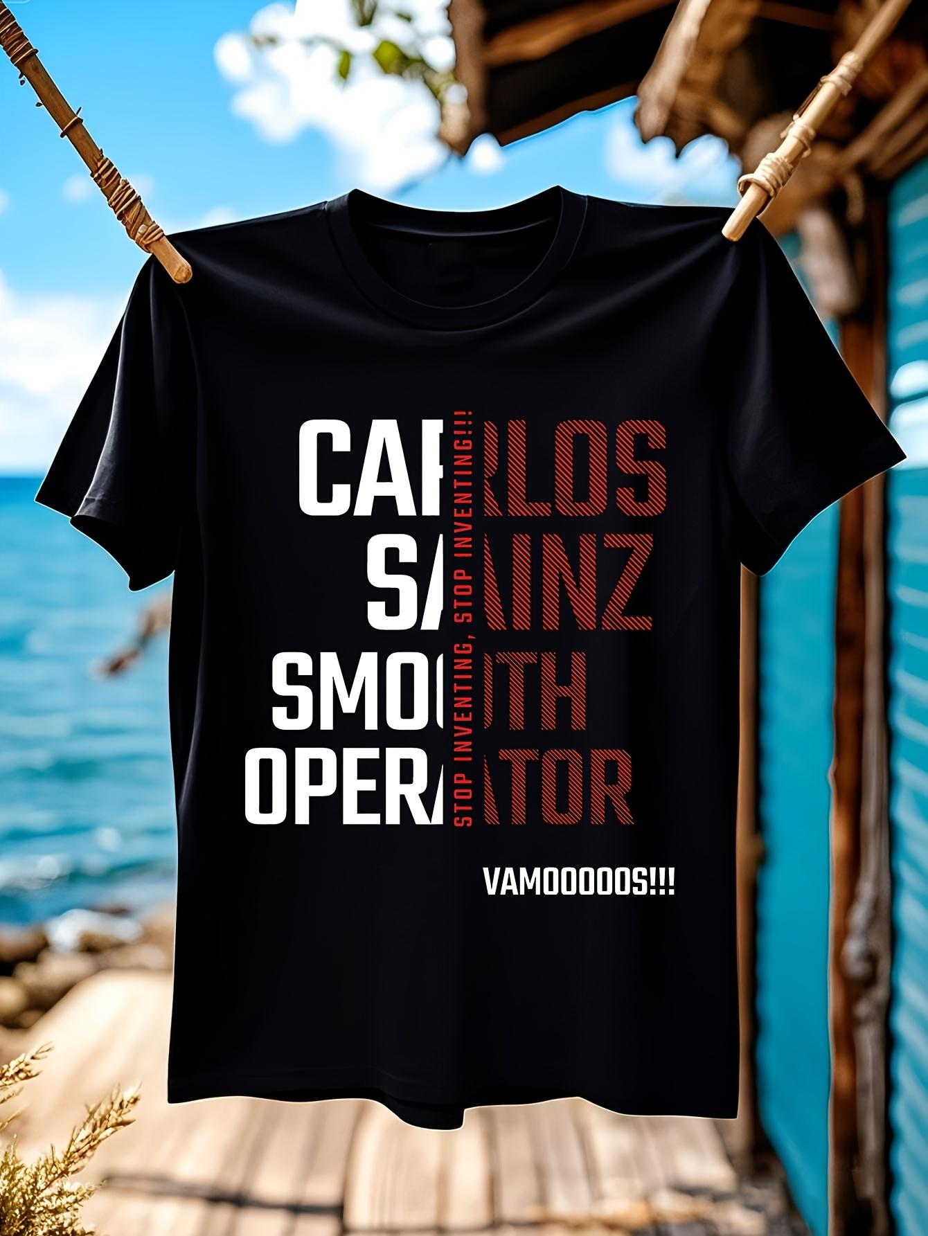 Carlos Sainz Smooth Operato Graphic Tshirt Graphic Tshirt... S