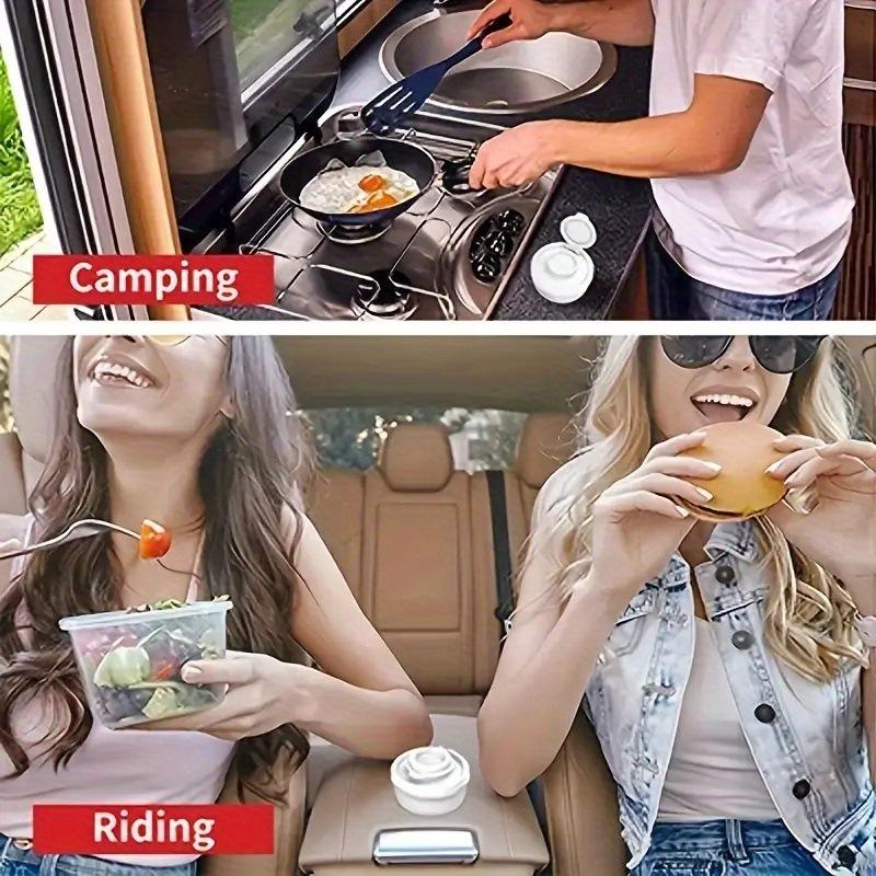 Mini Dustproof Plastic Salt And Pepper Shakers Ideal Camping Kitchen Companion