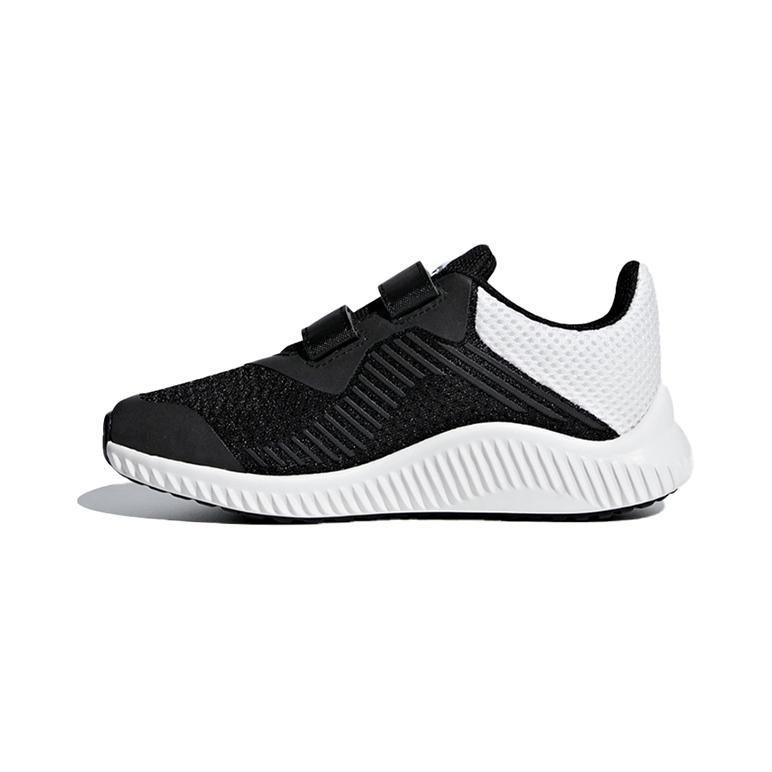 Adidas Fortarun Wide Cf Slip Resistant Low top Kids Lifestyle Shoes Black White Children Aged 3 7 Years Old F34381