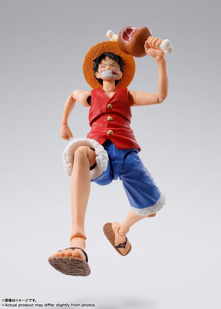 TAMASHII NATIONS ONE PIECE Monkey Luffy 145mm ζωγραφισμένη κινητή φιγούρα SHFiguarts D. -Περιπέτεια αυγής - Περίπου. ABS&PVC