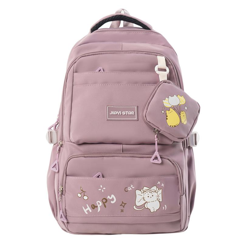 Printed Backpack Large Capacity Student Schoolbag