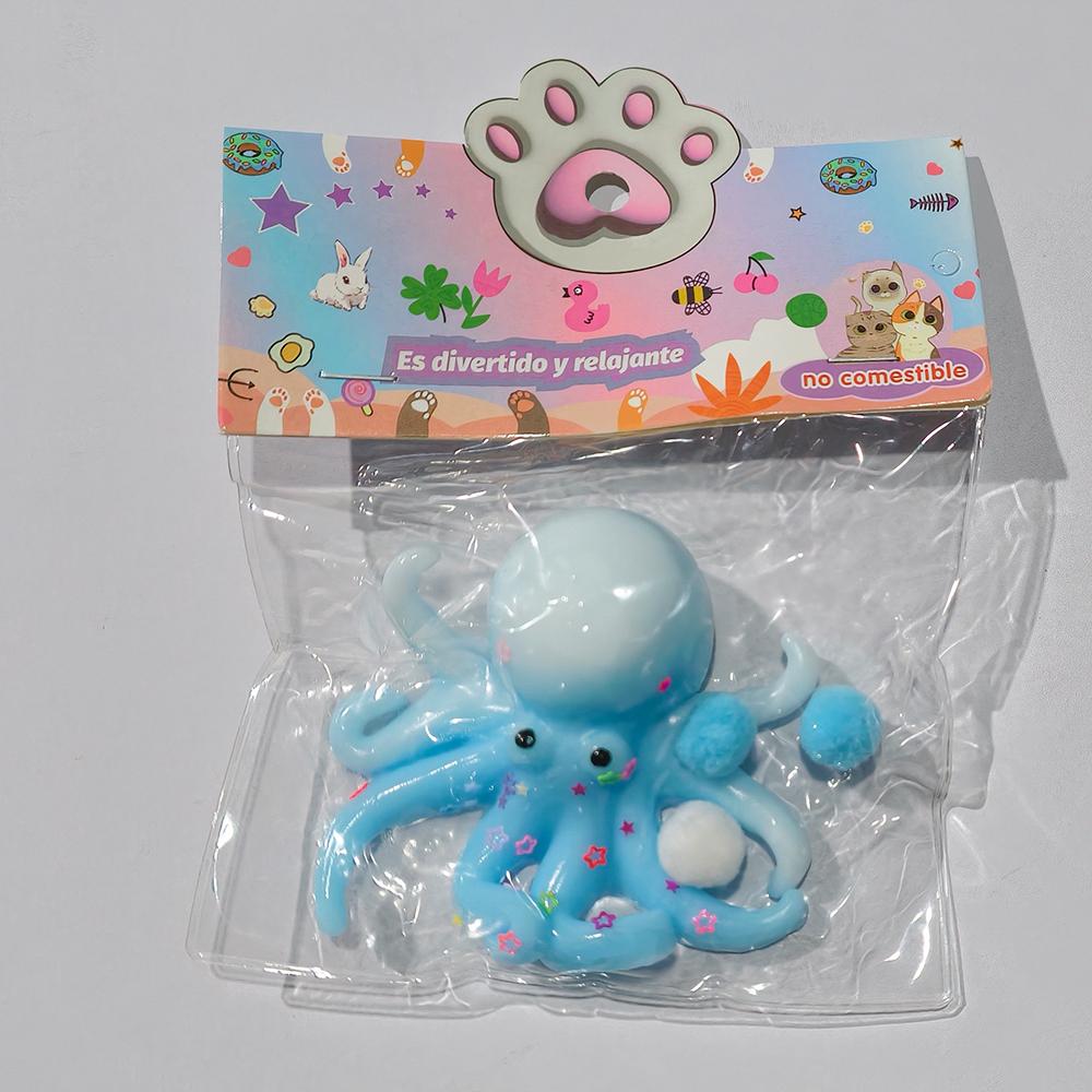 Squishy Meereskrake Knet-Fidget Simulation Stressabbau Langsames Rückfedern Dehnbar Sensorische Dekompression Geschenk