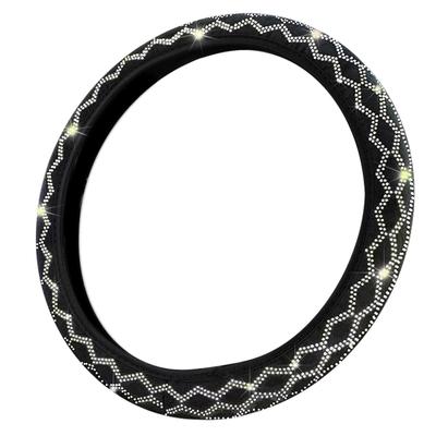 Yianyal Strass Auto Radabdeckung | Auto Lenkradabdeckung mit Bling Kristall Strasssteinen