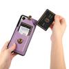 For Samsung Galaxy S25 Ultra Case Card Holder Kickstand PU Leather + TPU Phone Cover with Shoulder Strap