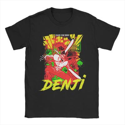 Amazing Chainsaw Man Reze T-Shirts Men Crewneck Pure Cotton T Shirts Short Sleeve Tees Graphic Printed Clothing
