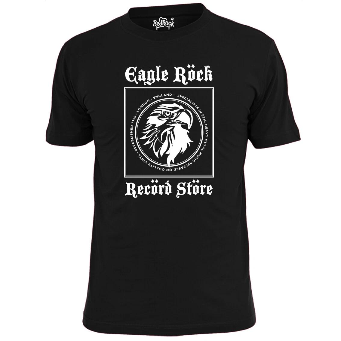 Mens Eagle Rock Record Store T shirt Metallica Megadeth Maiden 4XL
