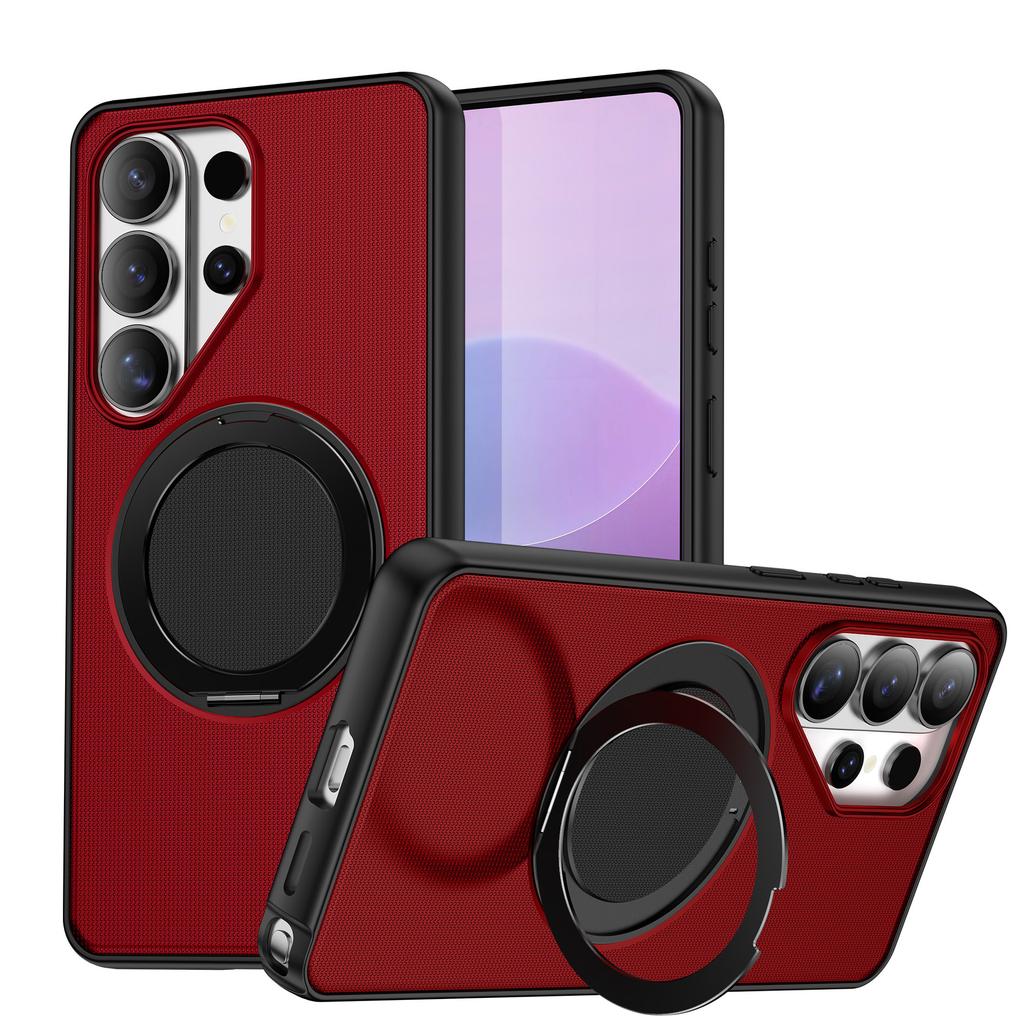 Applicable to Samsung S26Ultra shell God magnetic suction bracket mobile phone case S25Ultra anti-drop A57 protective case A37