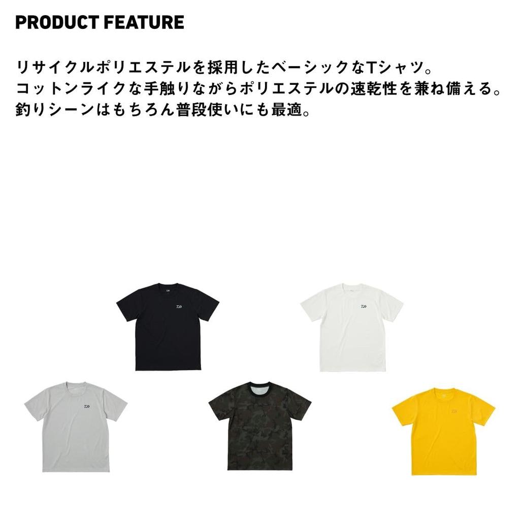 Short Sleeve Back Print White L [Daiwa] T-Shirt 25DE-8325
