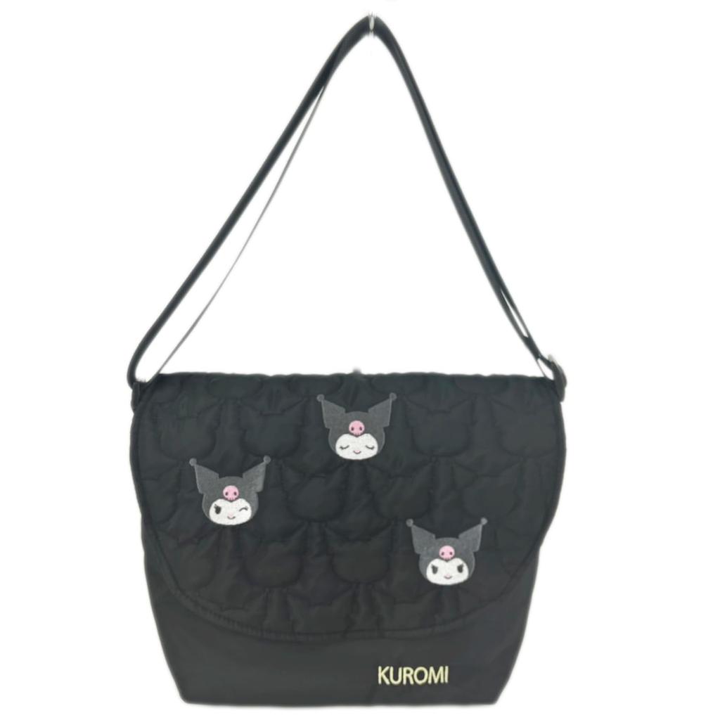 Kuromi Quilted Embroidered Combo Mini Shoulder Bag &