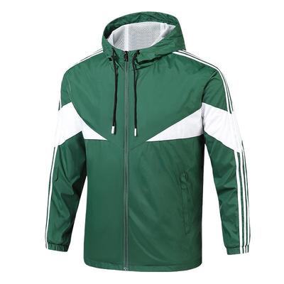 Jaquetas de Primavera e Outono Jaqueta Esportiva Masculina da Moda Casaco Trench Coat Fino Masculino Jaqueta Masculina Tamanho Grande Jaqueta com Capuz Três Barras