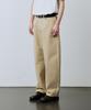 LEIRE Curved Cotton Chino Pants [Beige]