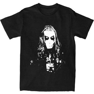 Ανδρικό Γυναικείο Μαύρο Μεταλλικό Euronymous Μπλουζάκι Merch Μπλούζες T-shirt Γραφικό Σχέδιο T-shirts Τυπωμένα