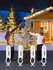 100PCS Light Clips Waterproofing Anti Slip Outdoor Lighting Decoration for Holiday Party White
