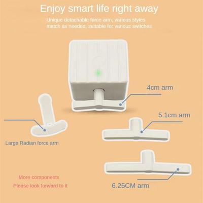 Wireless Remote Control Turn Off/On Lights Auto Press Wall Switch Bot Automatic Physical Finger Click Switch Button For Home