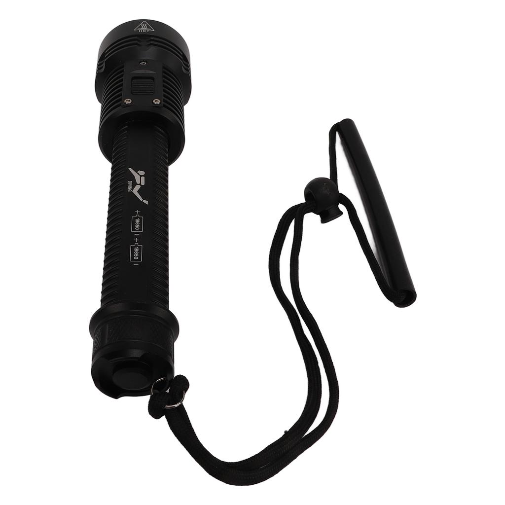 Torcia subacquea T40 Interruttore magnetronico Luce forte Torcia da immersione Impermeabile IPX8 Sott'acqua