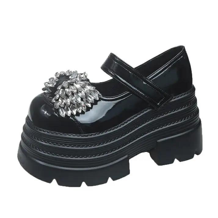 Fashion 10CM Bling Butterfly-knot Slippers Slip on Platform Wedge Sandals 2025 Women Summer Breathable High Heels Chunky Sneakers Woman