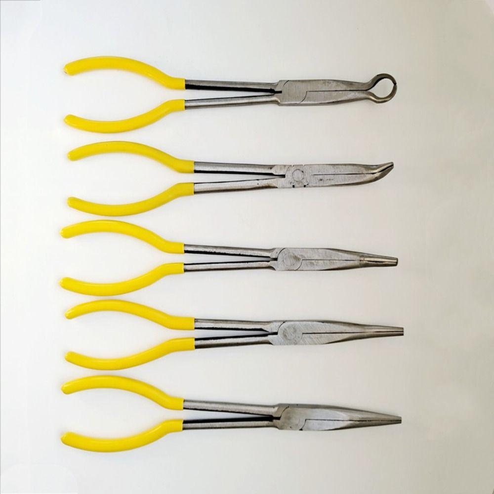 DIY Spanner Clips Mechanic Equipment Wire Removal Pliers Multi-functional Extra Long Nose Pliers