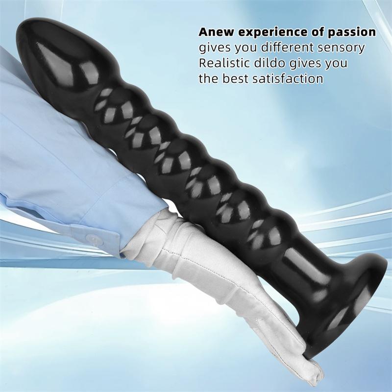 Black Super Long Anal Bead Anal Plug for Going Out To Wear Anal Strip Anal Training Torture Device Anal Expansion Anus