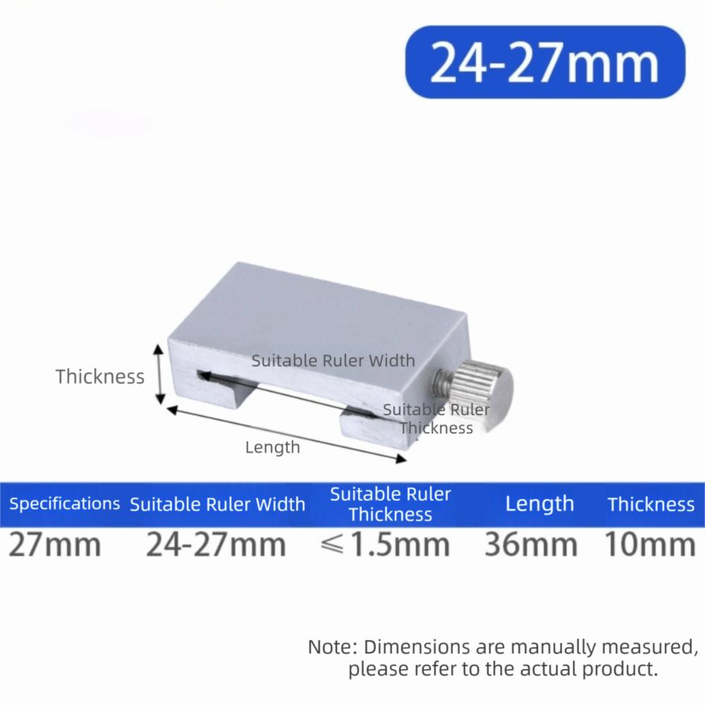 Steel Positioning Limit Block Durable Adjustable Measuring Marking Gauge Lightweight Ruler Scriber Locator Line Marking