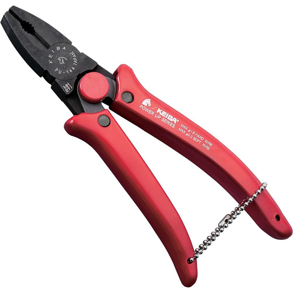 

Keiba Power Up Pliers, Red, 175mm, PU-166R