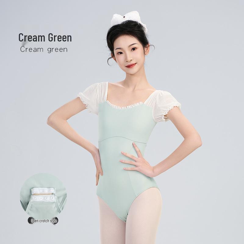 Women's Short Sleeve Ballet Leotard - New Style Dancewear for Gymnastics & Practice