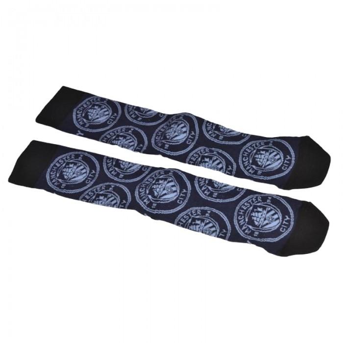 Manchester City FC Unisex Erwachsenen Socken mit Allover-Print