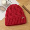 Autumn and winter hats women's fleece thickened rabbit fur knitted hats, ear protectors, warm wool hats, fashionable headgear hats