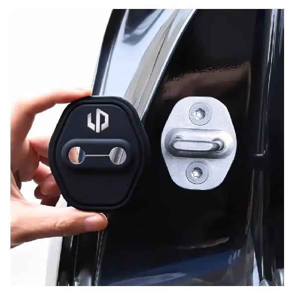 For Leapmotor B10 B01 C10 C01 C11 C16 T03 Car Silicone Door Lock Cover Anti Vibration Buffer Pad Protective Accessories