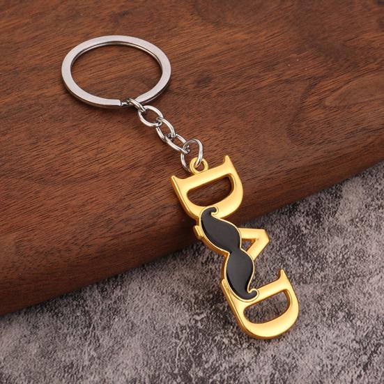 Keychain Pendant Lightweight Metal Texture Portable Key Ring Practical Stylish Keychain for Mother's Day/Father's