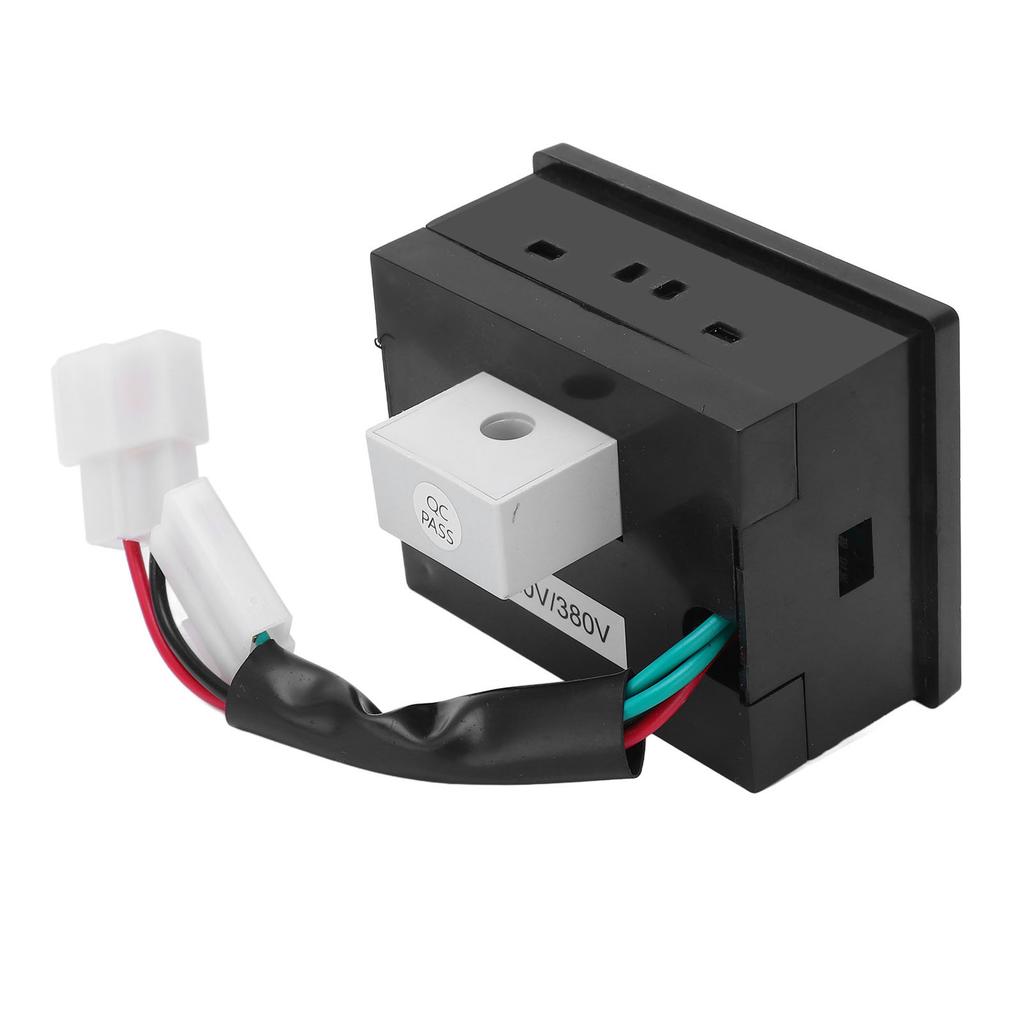 LED Generator Digital Display Meter Corrosion Resistance Panel Voltmeter Input Voltage 220V 380V