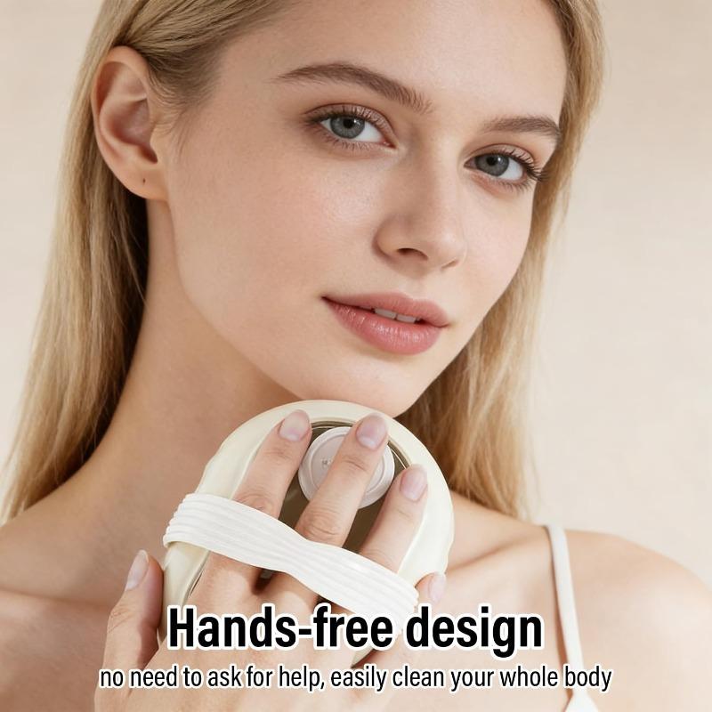 Portable Soft Skin Cleansing Brushes with Liquid Dispensing for Shower Gel Ideal for Bathing Soaking Skin Care Set