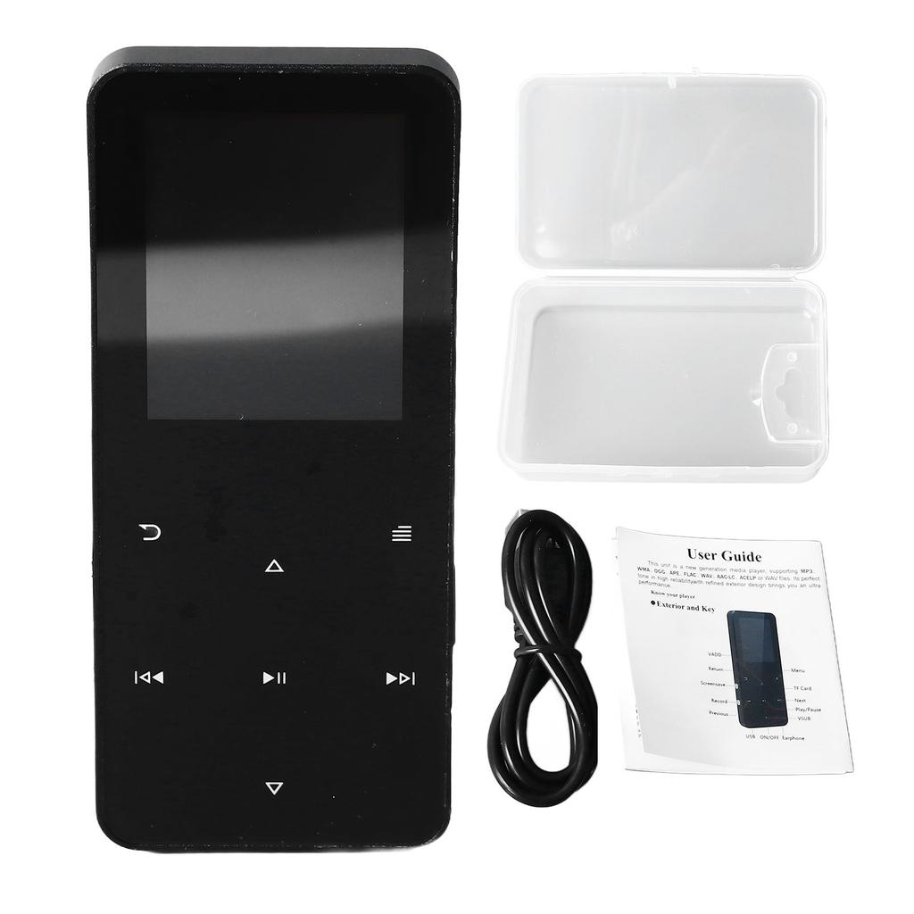 Music Player Touch Controls Bluetooth MP3 Player 500mAh Portable Mini Students MP3 Player for Music Video