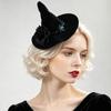 Gothic Style Witch Hat Hair Clip Skull Spider Witch Hairpins Halloween Hair Clip Party Headpiece