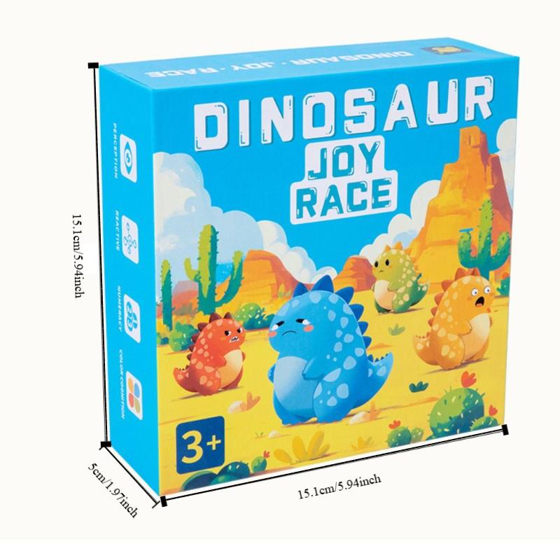 Dinosaur Animal Joy Race Games Board Montessori Counting Matching Games Family Party Game