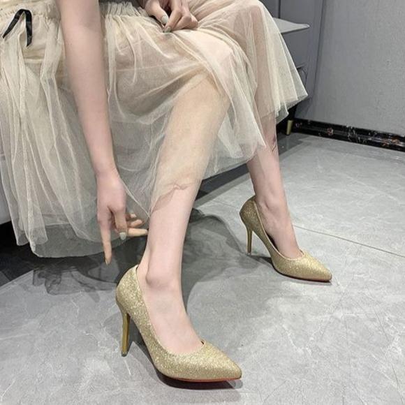 

Мода Супер Высокий Каблук Блестки Женская Обувь Острый Носок Шпилька Женские Туфли-Лодочки Весна Оптом Шикарные и Элегантные Популярные 39 Обувь В Распродаже 45