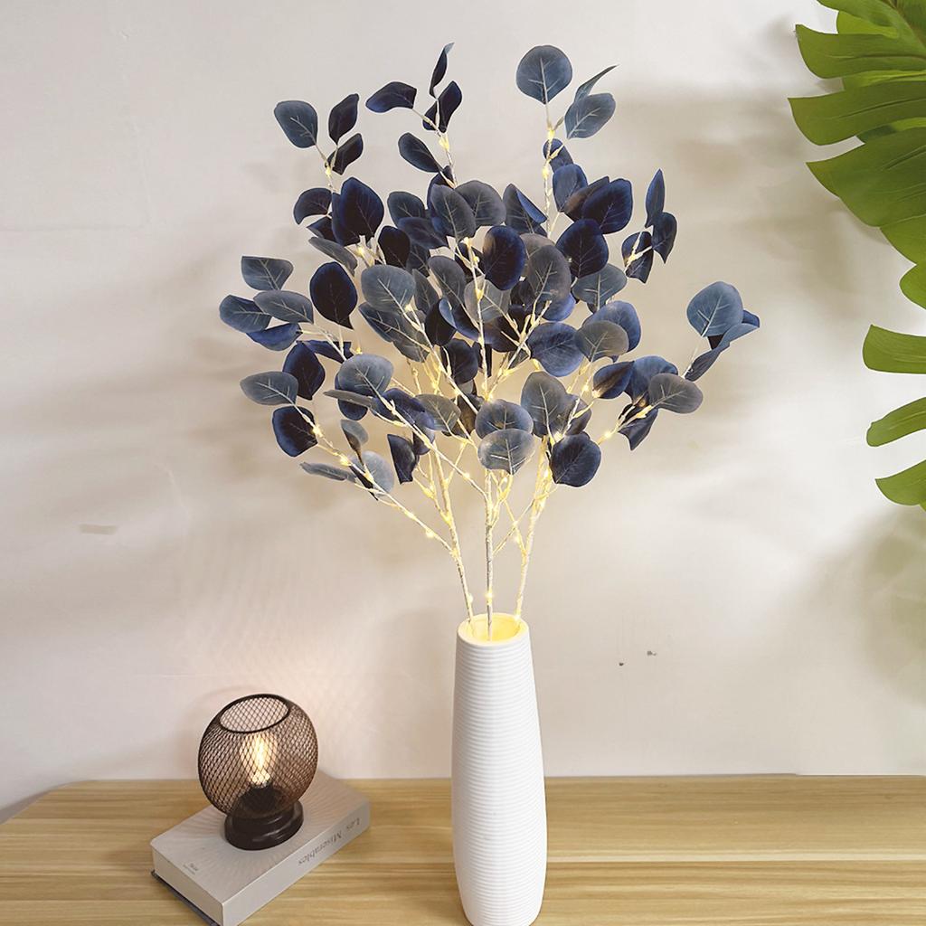3in Leaf Decoration, Holiday Decoration With Light, Single Branch Cutting, Indoor Desktop Decoration