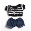For 15-17cm Labubu Doll Clothes Fashion Clothes Hoodies Doll Clothes Color Match Hoodies Dolls Accessories Cute Decoration Little Cloths