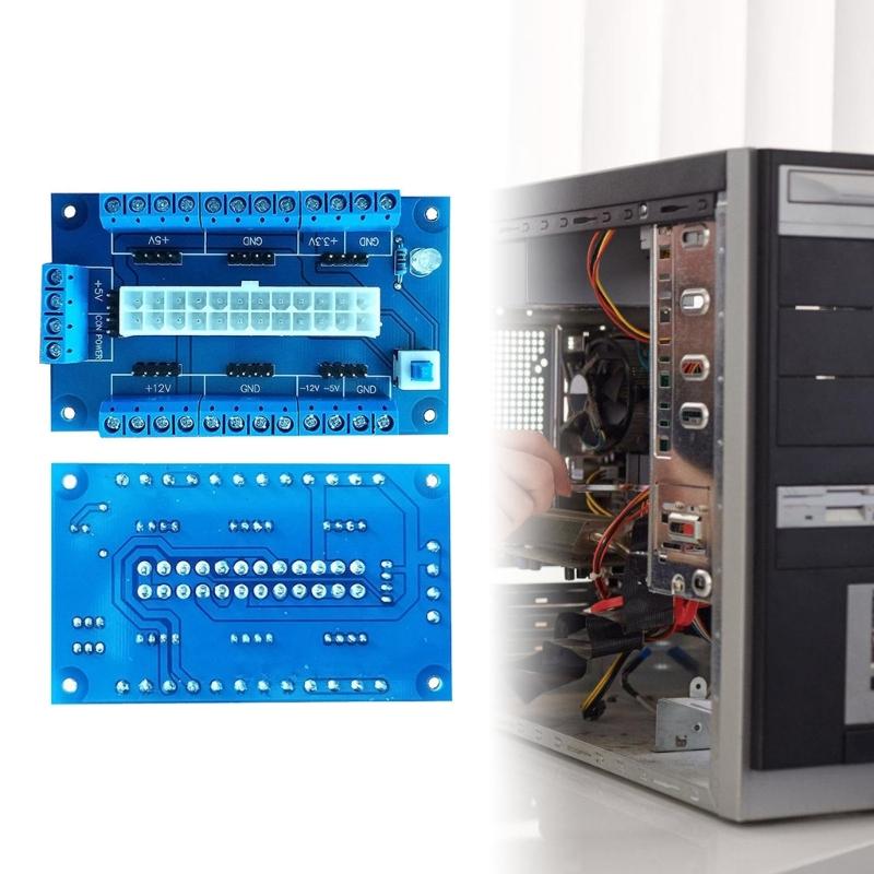 24/20pin Power Supply Breakouts Board Module Power Adapter Board Module Terminals Block Breakouts Module